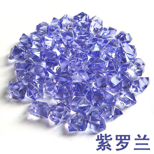 仿真亚克力大冰块不规则透明正方形塑料水晶石头酒吧谷美拍摄道具
