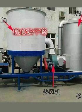 移动式小型粮食烘干机烘干塔家庭农场用玉米水稻小麦高粱烘干机