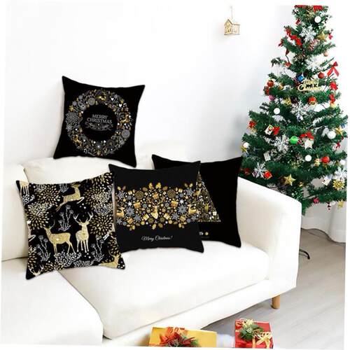 Merry Christmas Cushion Cover Ornaments Christmas Decoration