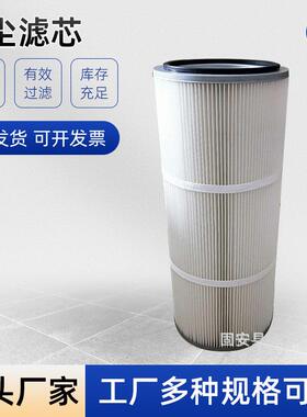 厂家电厂用除尘滤芯焊接烟尘焊烟滤芯线切割3842折叠除尘滤筒