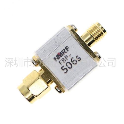 506MHz(503-510)射频同轴带通SAW滤波器1dB带宽7MHzSMA接口
