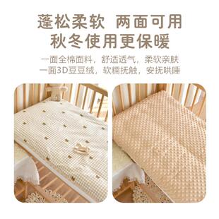 新生棉ZOF婴儿纯床垫宝宝花褥子幼儿园儿铺童床褥四季棉通用被软