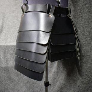 Leg Renais Medieval Knight Tassets Belt Leather Viking Armor