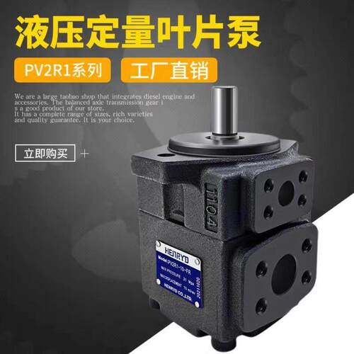 pv2r1叶片泵PV2R2液压帮浦总成pv2r3/4液压油泵压头齿轮泵配件大