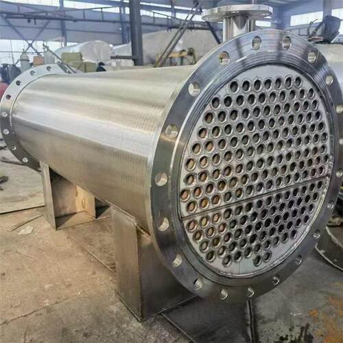 供应二手50平方304不锈钢列管式冷凝器换热器 316L管壳式换热器