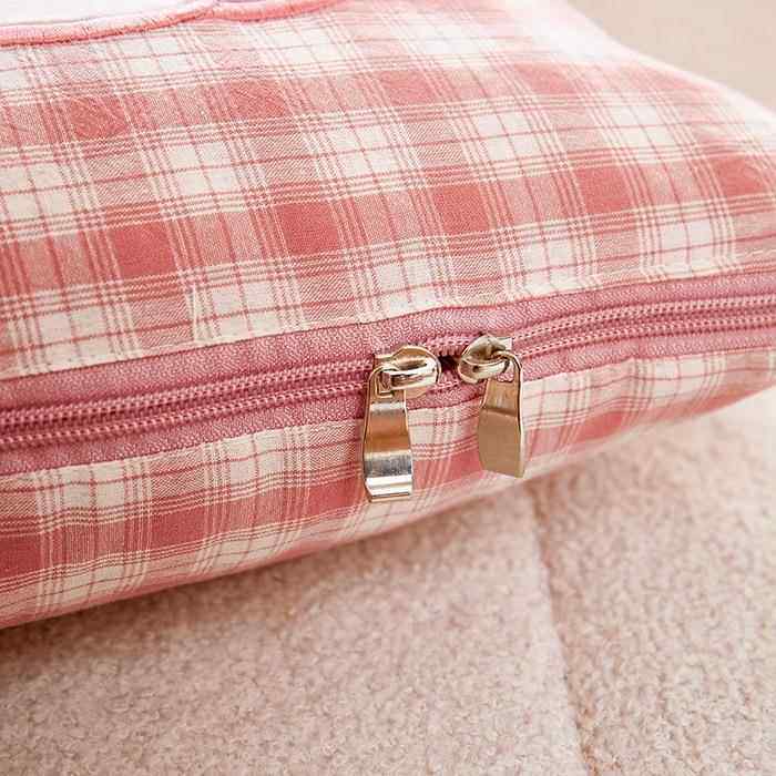 全棉卡通枕被子午两用纯棉多LPR功能车载靠垫头办枕公室沙发睡抱