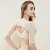 四季 p346 女士手臂套束身美体衣挺拔背部压力带紧身塑身内衣短袖