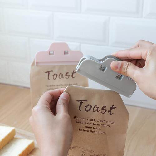 Sealing Clips for Kitchen Snacks, Strong Food Bag Clips, Pla
