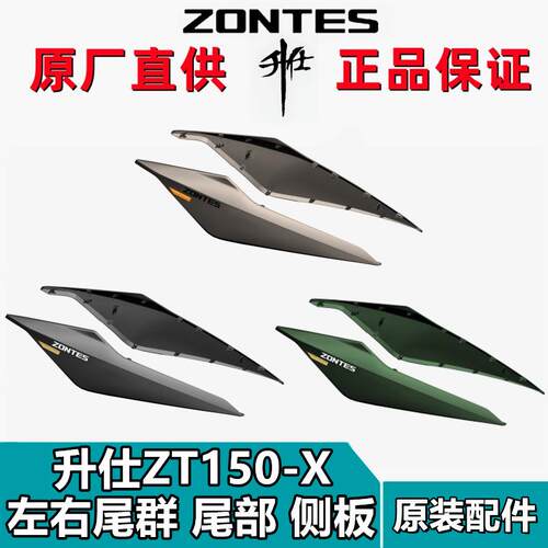 升仕ZT150-X配件左右尾罩尾群后尾灯壳侧盖装饰泥版后内衬板外壳