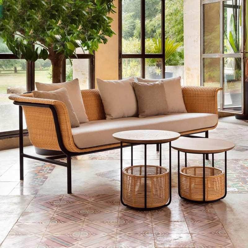 东南亚民宿藤椅沙发庭院藤编小茶几室内客厅阳台防水防晒户外家具,住宅家具,户外沙发,淘宝优惠券,粉丝福利购,淘宝优惠卷