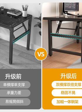 家桌用电脑桌台式可折叠桌卧室简易书办餐EJS公用桌学生宿舍电竞