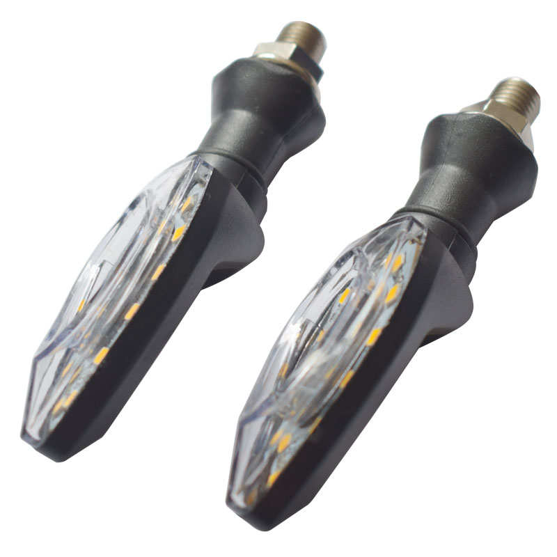 摩托车转向灯小猴子小怪兽LED转弯灯地平线改装配件越野车方向灯