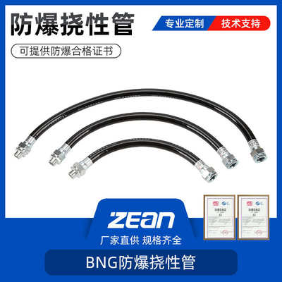 防爆挠性管BNGDN20*1000接线箱不锈钢软管PVC橡胶防爆挠性连接管