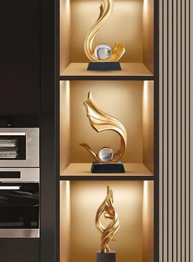 轻摆奢办公室装办饰柜件风生水起酒柜电视客AGG厅家居大气公桌装