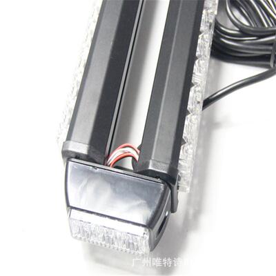 子2020汽车LED道中网爆闪灯长条双排灯棍开灯吸顶警示IBZ灯3181-2