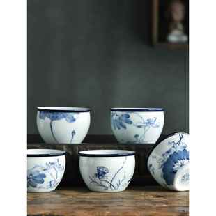 主人杯女款高颜值景德镇高端手工男女士个人专用品茗功夫茶盏大师