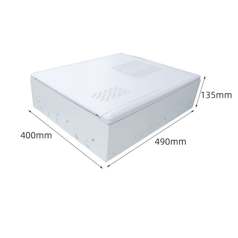 塑料多媒体信息箱明装弱电箱家用ABS塑料集线箱网络箱挂墙式大号