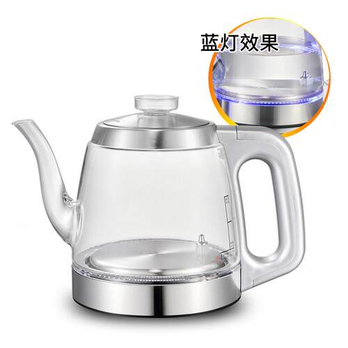 凤朗粤研星达全自动底上水玻璃壶电热烧水壶蒸茶壶消毒锅茶吧机用