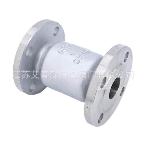 304/316L不锈钢法兰立式止回阀H42W-16P管道单向逆止阀门