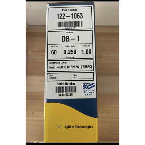 全新安捷伦122-1063气相色谱柱 DB-1 60m*0.25mm*1.0um