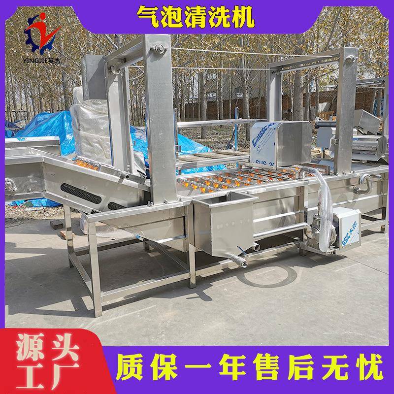 商用洗菜机全自动果蔬清洗机气泡冲浪高压喷淋去农残大型厨房设备