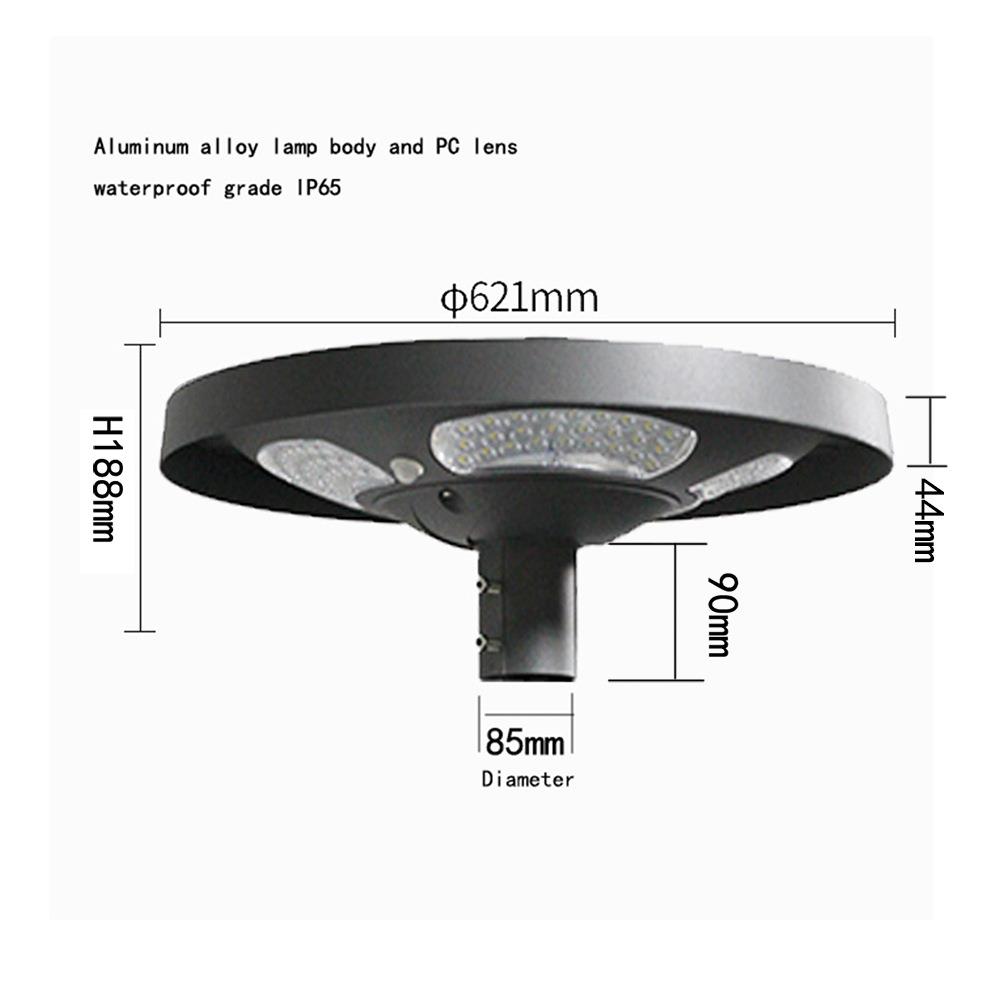 自动光控UFO飞碟形户外庭院花园别墅室外防水太阳能庭院路灯
