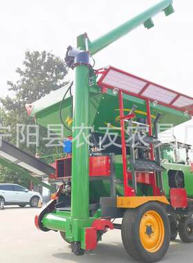 干玉米脱粒机吉林铲车上料打苞米机输送带出料自动装车打棒子机