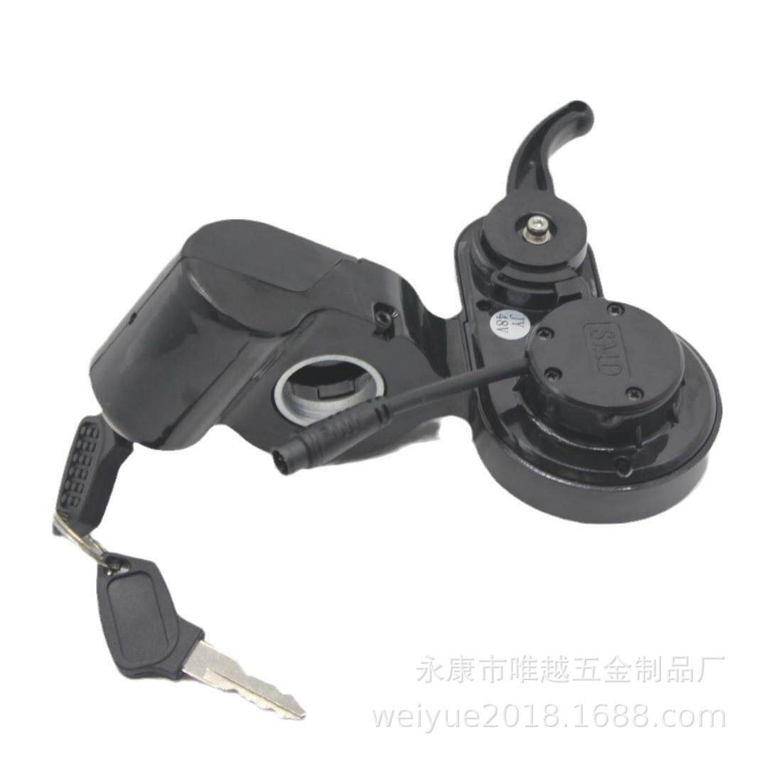 电动滑板车带电门锁指拨仪表 液晶显示屏车表 高低速调节里程