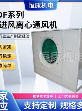 DDF系列单进风离心通风机厂家供应汽车烤漆房用风机DDF低噪音