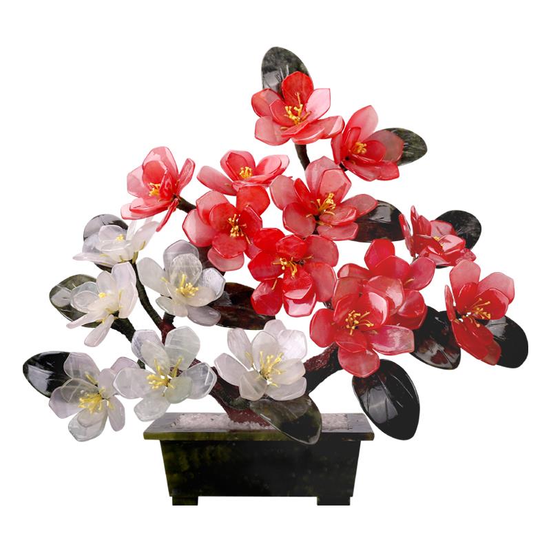 正品玄现代轻奢玉石花家居饰品客厅电装视柜关酒柜博古架品饰工艺