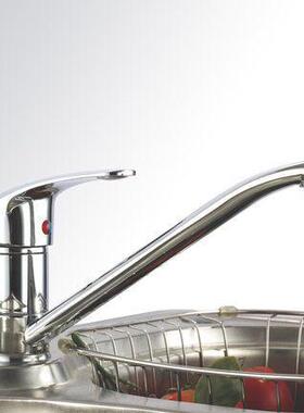 爱佳绿太阳厨房洗菜盆水龙头老式可旋转黄铜冷热混合水调温龙头