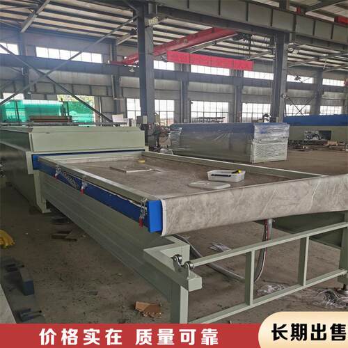 全自动无压框橱柜模压门真空覆膜机双工位欧式拉扣软包吸塑机