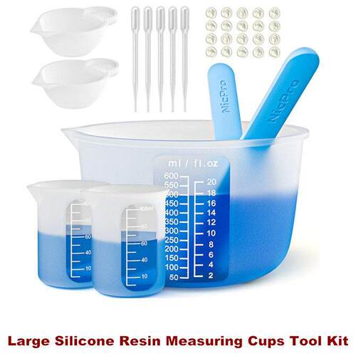Silicone Resin Measuring Cups Tool Epoxy Resin Mixing Molds
