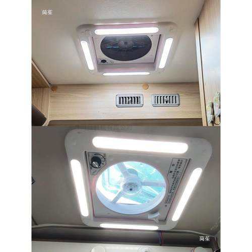 带灯天排风扇排气气扇房车旅顶置改装件房车居车窗LPL换扇280