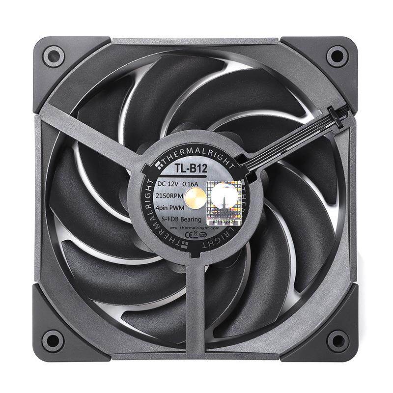 利民 TL-B12 台式电脑机箱散热风扇ARGB幻彩发光PWM温控静音散热