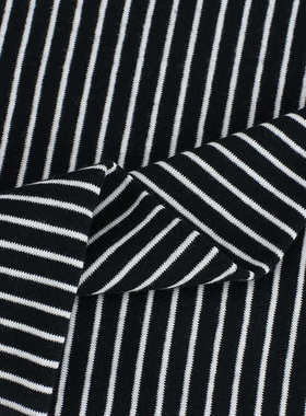 250g秋冬布面料 条纹全1打底棉条保暖面料纹罗纹 支色织螺纹* 321