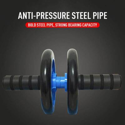 No Noise Abdominal Wheel Ab Roller With Mat Auxiliary rope