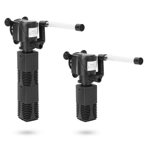 跨境鱼缸过滤器雨淋式三合一鱼缸内置净水循环水族箱养鱼增氧气泵