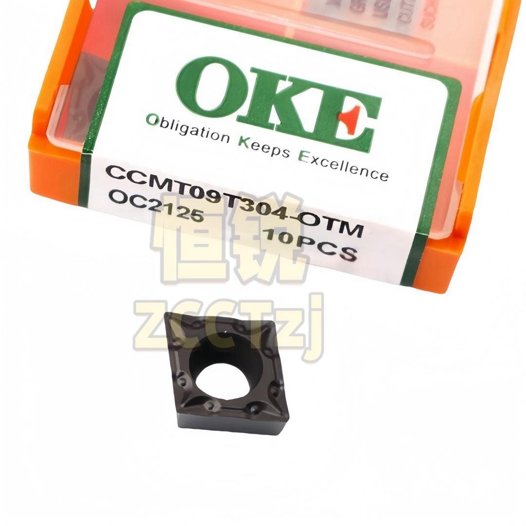 株洲OKE小菱形镗孔数控车刀片CCMT09T304/09T308-OTM OC2125 钢件图片