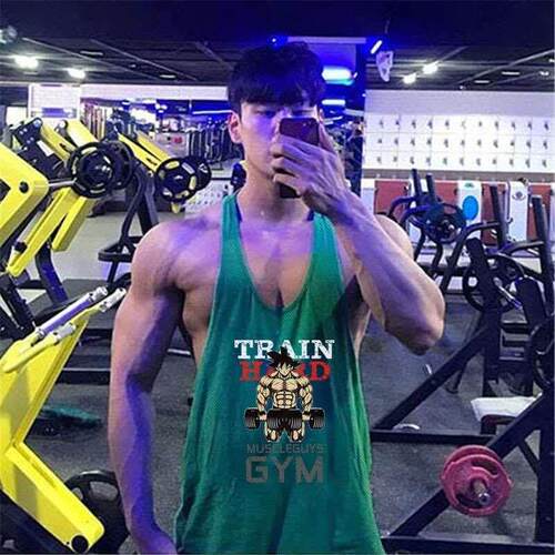 Summer Loose Bodybuilding Fitness Vest Male Muscle Syan Dumb