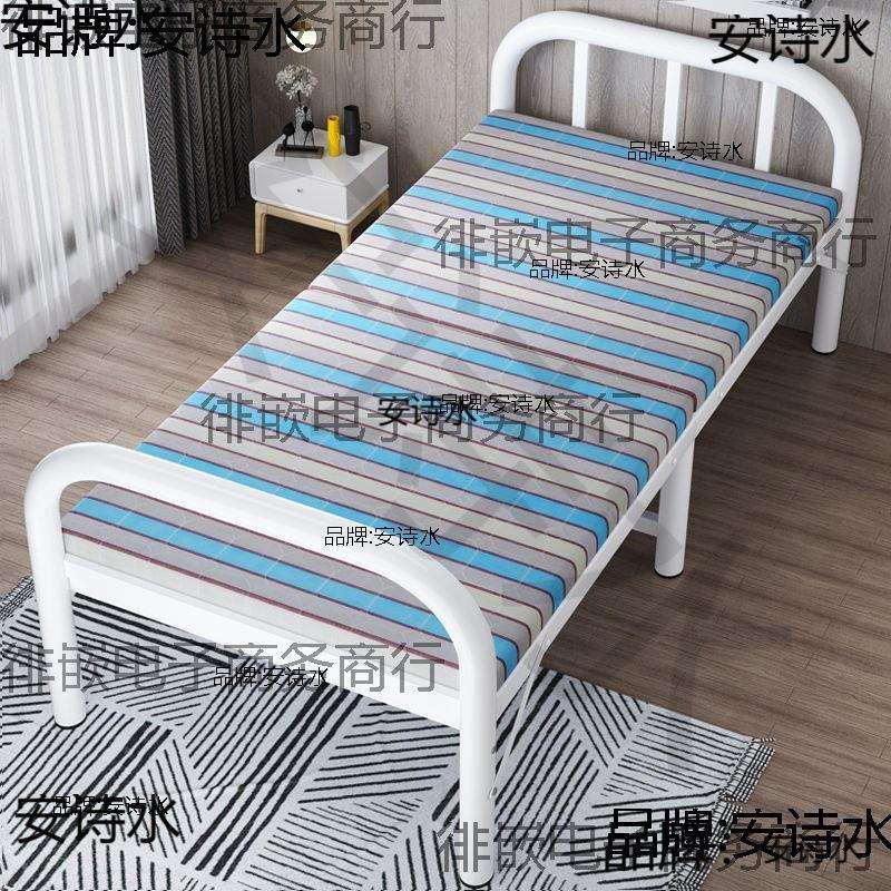 折叠床单人成人双人铁床铺易便宜儿童木板小床1.2家用出租屋米5