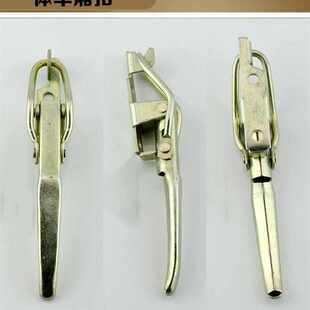 加厚车厢扣手卡扣三轮车电动货运车一体车斗门把手锁扣栏板弹簧锁