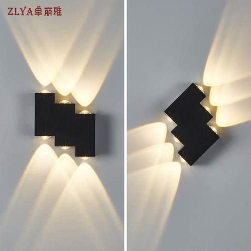 现代简约led走廊过道户外酒店北欧创意客厅卧室床头楼梯形壁灯