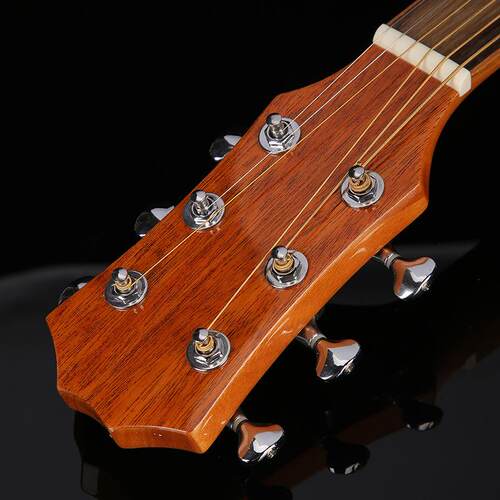 实木吉他40寸云杉单板桃花芯民谣吉他初学者入门民谣吉他Guitar