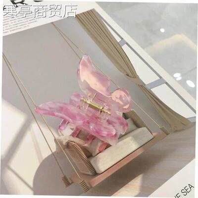 Acetate Hair Claw Sweet Fairy Butterfly Hairpin Clip Gradien