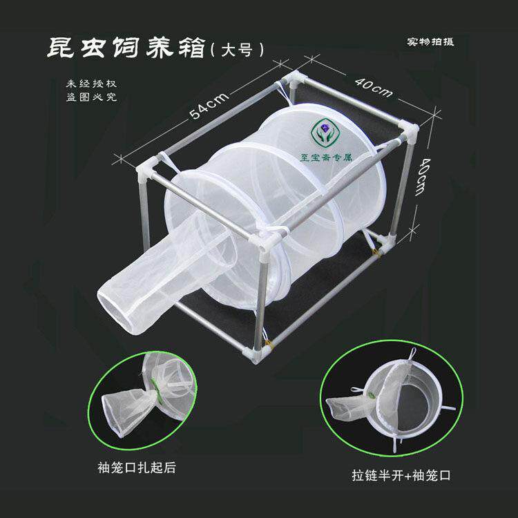 昆虫养虫笼 苍蝇 蚊子饲养 昆虫饲养箱 昆虫饲养笼 鸣虫 爬虫用具