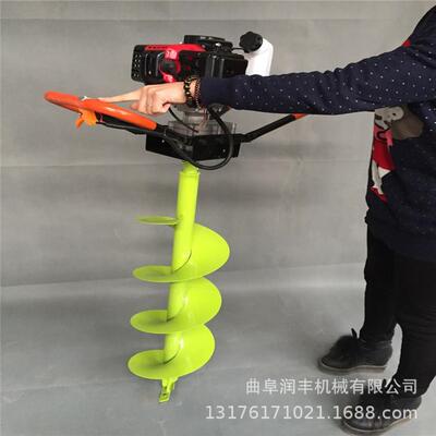 陕西农用造林挖坑机 便携式挖坑机 山地植树造林挖坑机