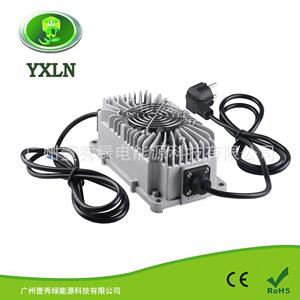 300W 36V6A 叉车、电动汽车 铅酸电池防水智能铝合充电器厂家