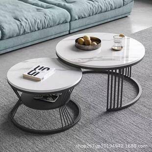 源头厂家北小欧茶VAN几客家用户型圆形茶几小桌子创现代意茶桌厅