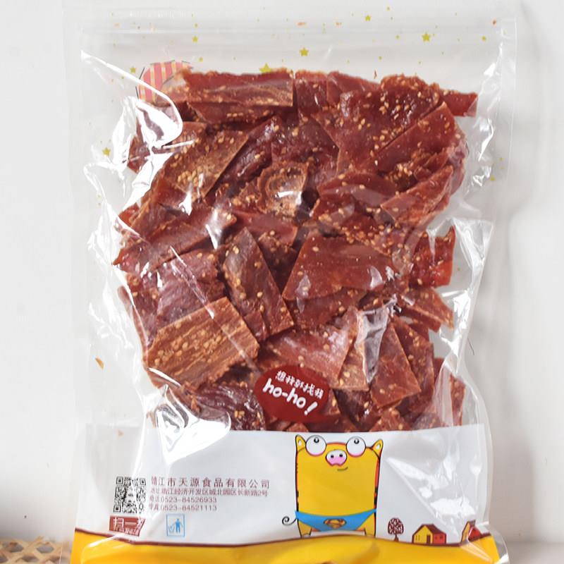 靖江特产哥真棒猪肉脯碎片蜜汁黑胡椒味特级猪肉干肉类制品零食